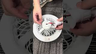 Ventilateur E27-Instalation de la douille
