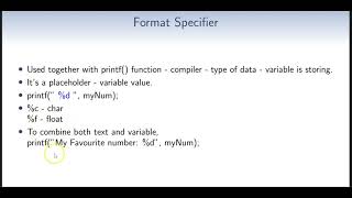 C Tutorial_Part 2  _ Variables