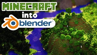 Import your Minecraft World into Blender