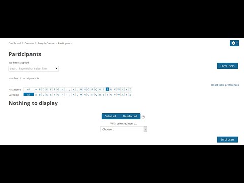 How to Manually Add Users to a Moodle Course - YouTube