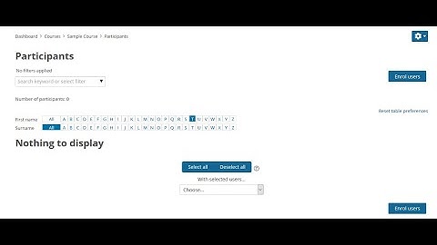 How to Manually Add Users to a Moodle Course