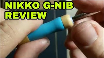 Nikko G-Nib Review and a Little Muscle Drawing - February 24, 2020 chad brown