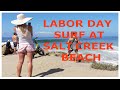 Labor day surf at salt creek beach