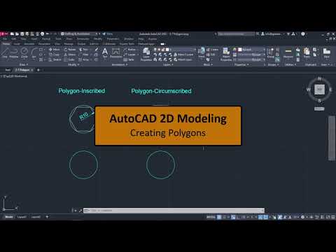 2-7 Creating Polygons (AutoCAD 2022 Tutorials)