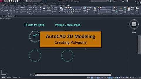 2-7 Creating Polygons (AutoCAD 2022 Tutorials)