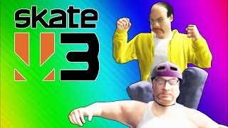 Skate 3 Funny Moments 3 - Cheeseburgers, Jumping Cars, Getting Hit By Cars, Epic Race Funtage