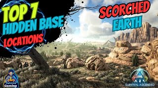 7 Hidden scorched earth base locations Ark Ascended