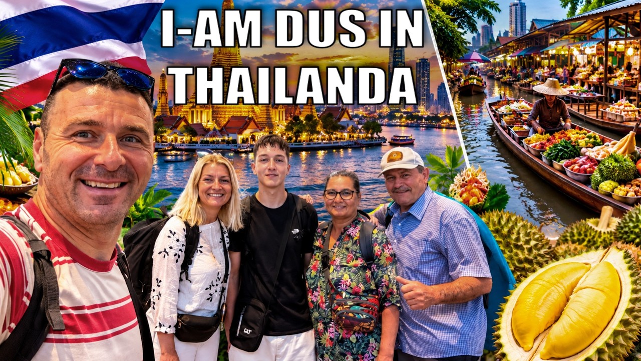 Am dus FAMILIA în THAILANDA! Ce s-a întâmplat în BANGKOK la piața plutitoare