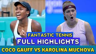 Coco Gauff Fantastic Tennis Vs Karolina Muchova • Full Highlights Before Ningbo Open 2026