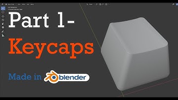 How to build a keyboard in Blender- Part 1