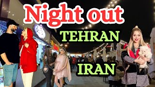 What's going on at night in Tehran|NightLife In The Winter of TehRAan Iran