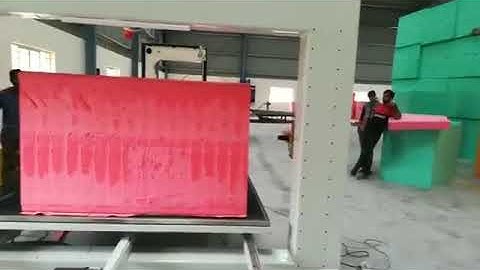 CNC Oscillating Blade Foam Cutting machine (with rotate table )