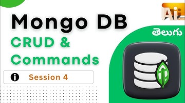 MongoDB Commands in Telugu Essential | S-4 | MongoDB Tutorial for Beginners in telugu తెలుగు