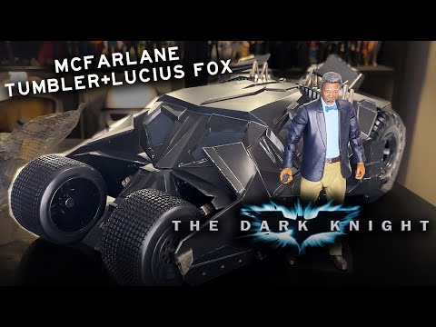 Mcfarlane 'The Dark Knight' Tumbler Lucius Fox Toy Review!