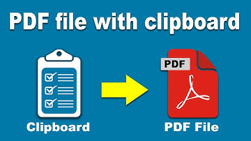 How to make PDF file with clipboard using Adobe Acrobat Pro 2020