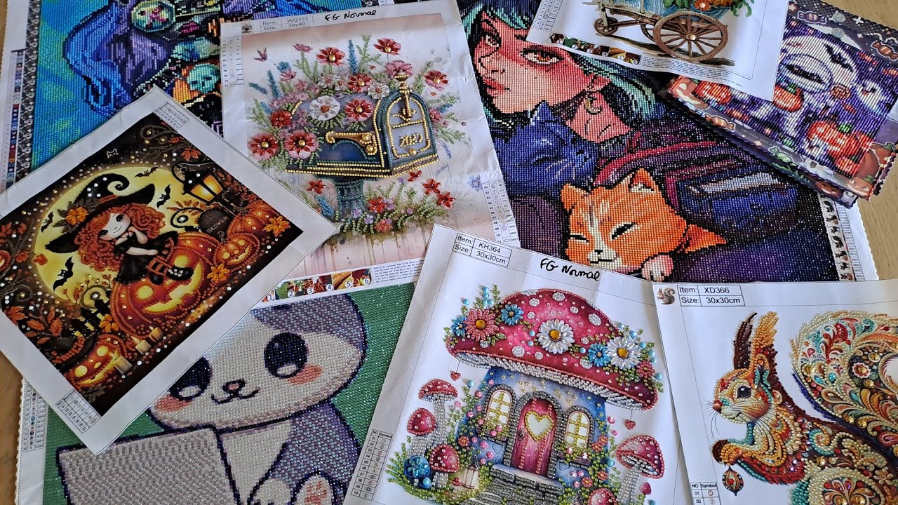 Projets terminés #diamondpainting  Septembre 2025