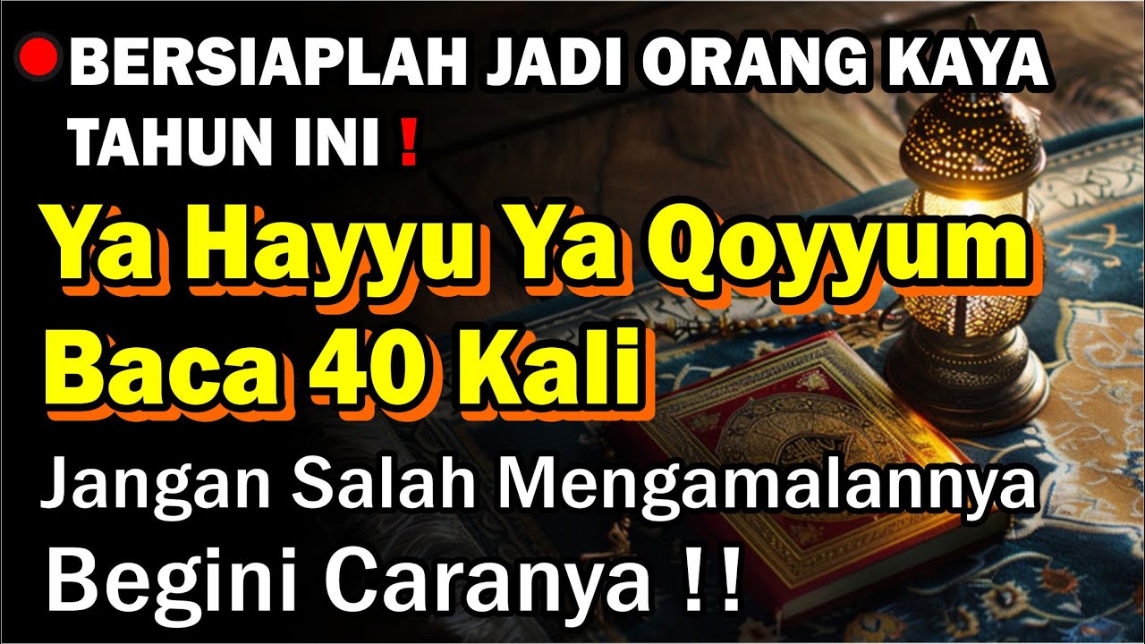 🔴BANYAK YANG TAK FAHAM‼️Ini Adalah Kunci Kekayaan dan Rezeki dari Langit💥