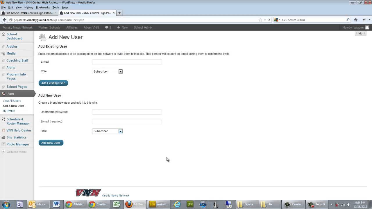 Creating A New User - YouTube