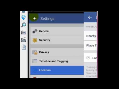 How to turn off location in Facebook messenger android app