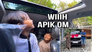 Reaksi Zio Putra NGGUMUN Kecanggihan Mobil Baru Keisha‼️bajidot Wuling almaz rs pro