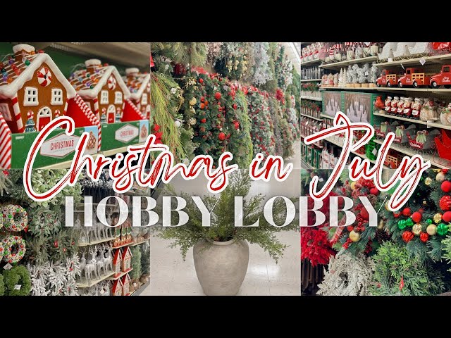 NEW 2023 HOBBY LOBBY CHRISTMAS DECOR *christmas in july* 🎄