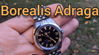 Borealis Adraga: review of this 39.5mm 'explorer' style watch + thoughts on homage watches