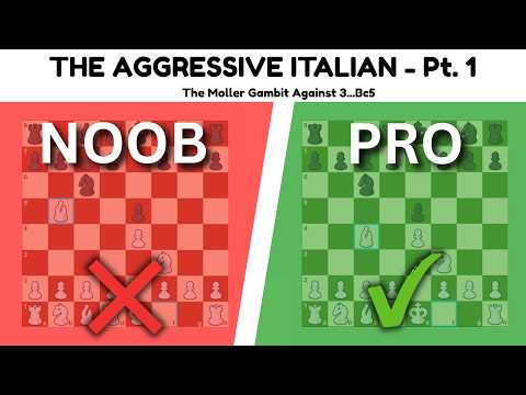 Pro Openings Simplified: The Italian (Part 1) - Moller Gambit