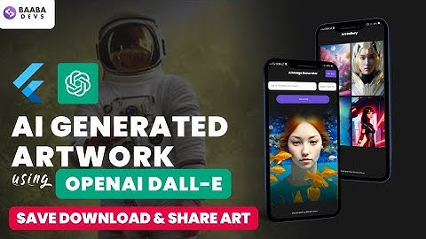 Flutter AI Image Generator using OpenAI |Flutter AI Art | Dall E | Flutter Chat GPT | Flutter OpenAI