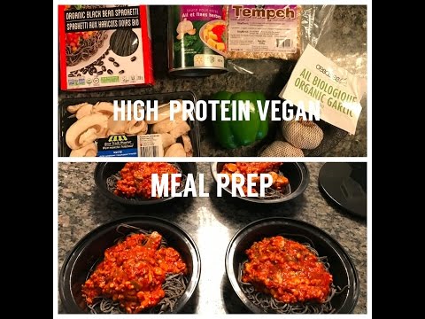 High Protein Vegan Pasta | Meal Prep