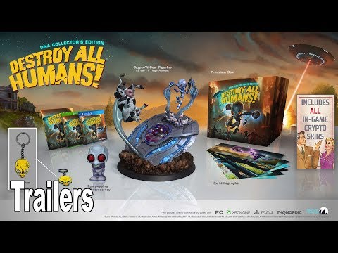 Destroy All Humans! Remake - All Special Editions Trailers [HD 1080P]
