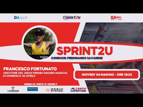 Francesco Fortunato in live Sprint2u alle 18:25