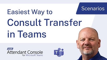 Easiest Way to Consult Transfer in Teams using Landis Attendant Console