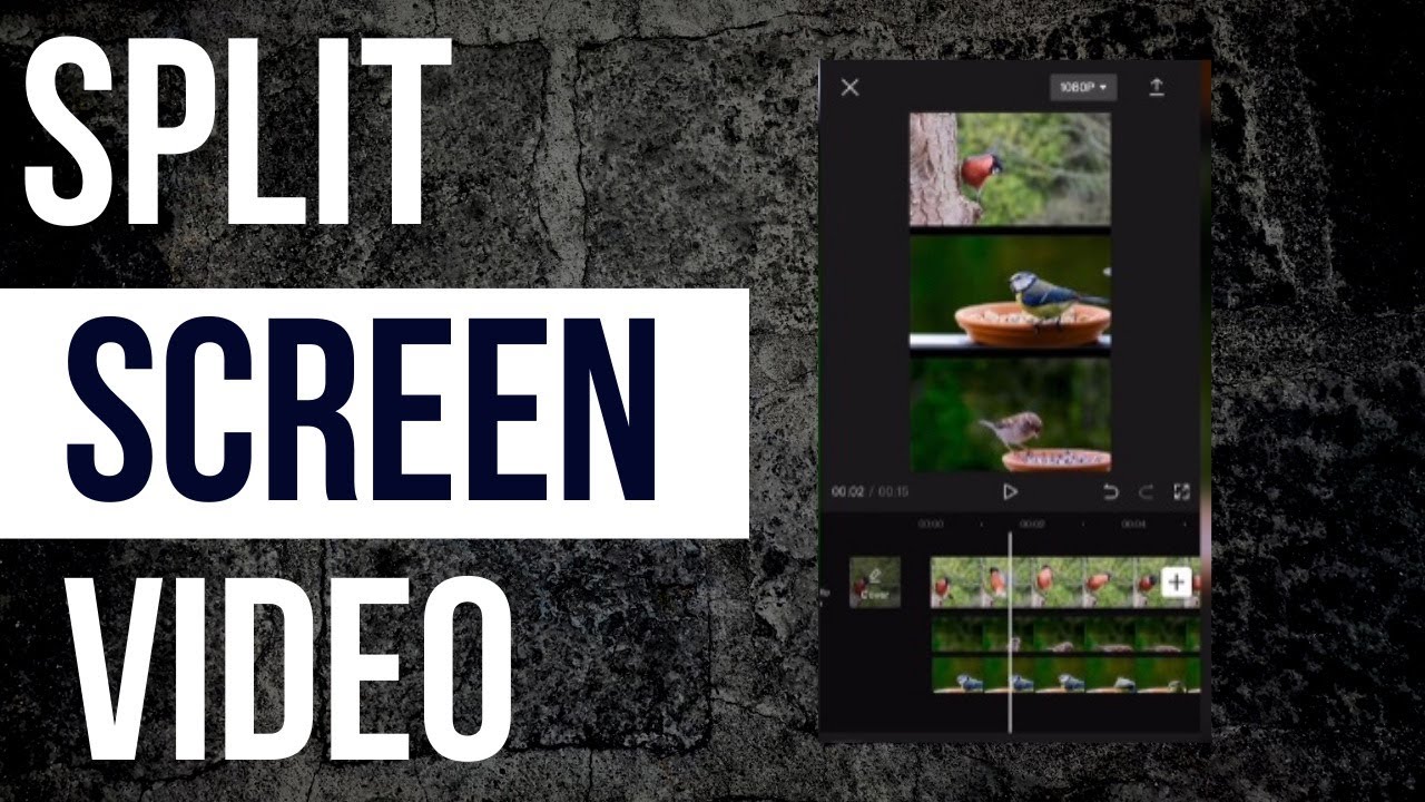 how-to-use-split-screen-on-vertical-video-capcut-tutorial-youtube