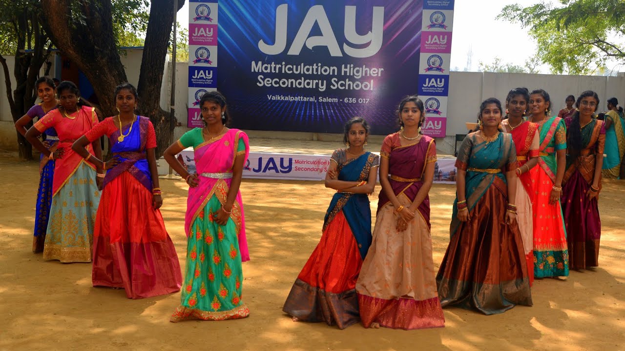 Cut Songs Dance Performance XI Girls  Pongal Celebration  Jay Group of Schools  Jay School