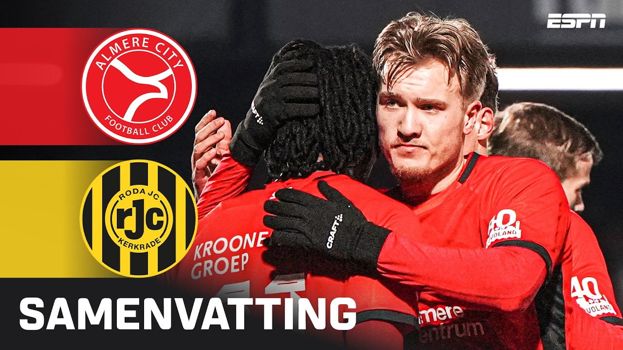 TWEE GOALS VALLEN BINNEN ANDERHALVE MINUUT ⏱️ | Samenvatting Almere City - Roda JC