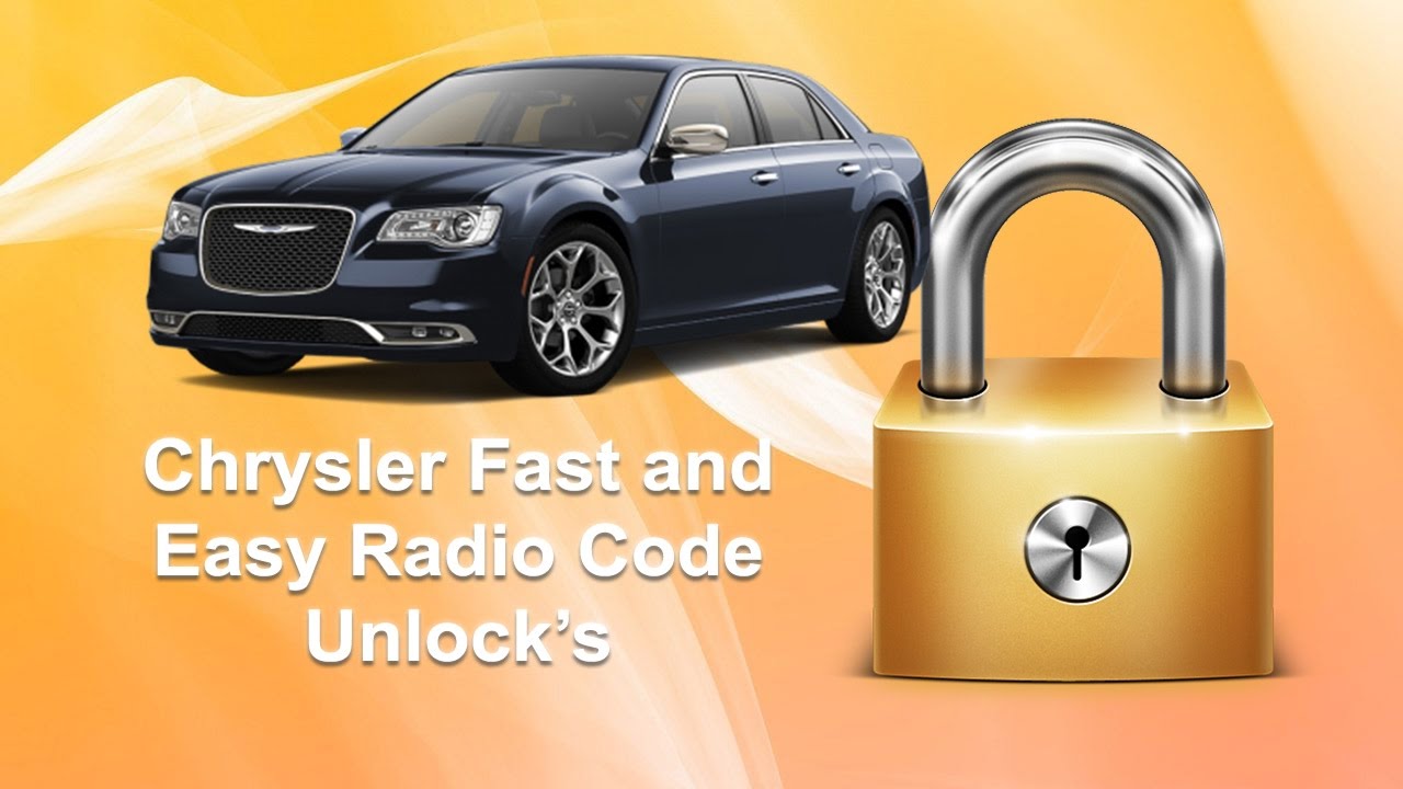 Chrysler Daimler T . AH Radio Audio Unlock Code Service 