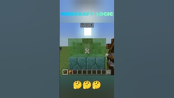 "Minecraft Logic Be Like... 🤔😂"#Minecraft #Gaming #MinecraftLogic #Shorts