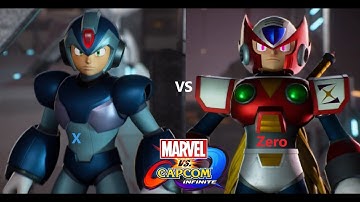 Marvel Vs Capcom Infinite - X vs Zero(Wirh X vs Zero Remix)