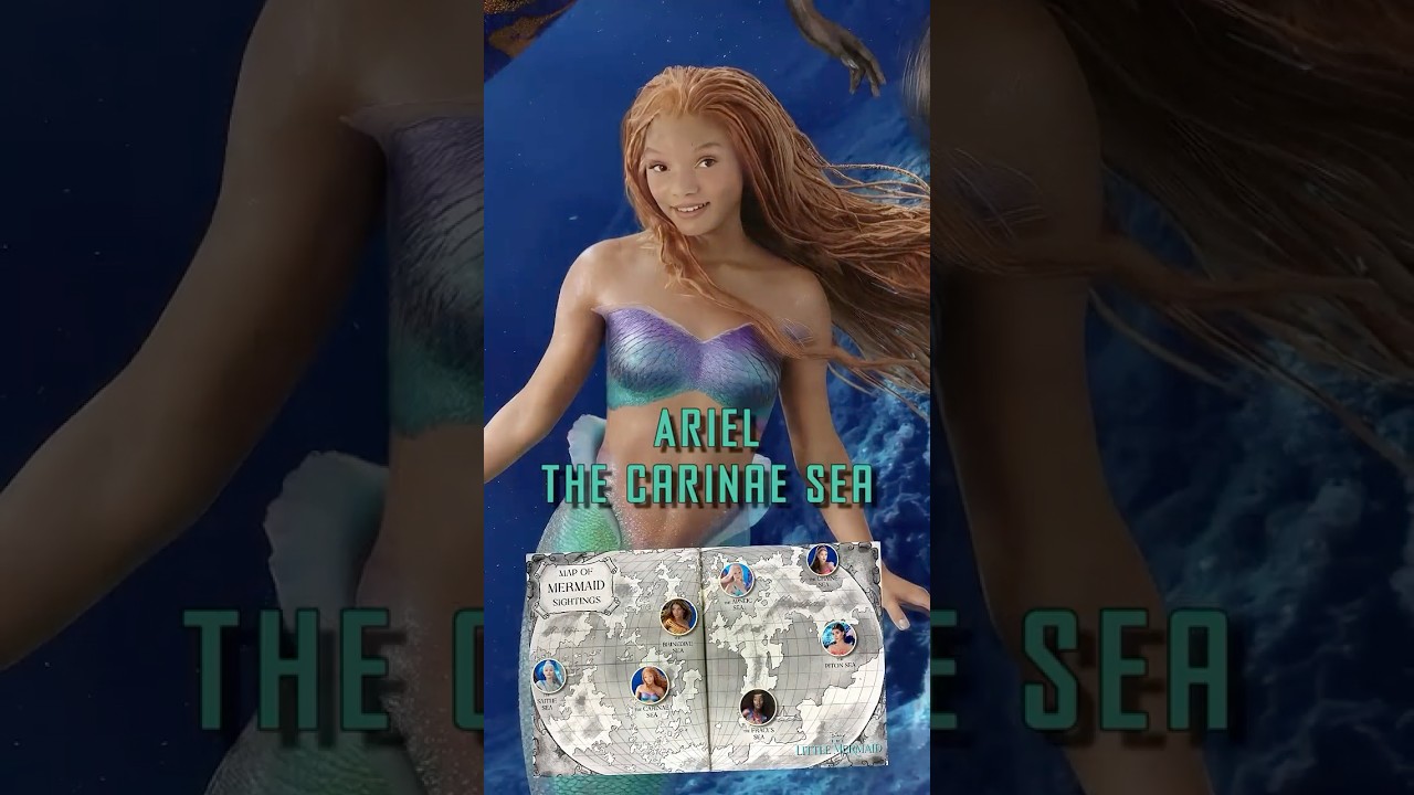 Ariel, Her Mermaid Sisters & The Seas They Rule #thelittlemermaid2023 #shorts