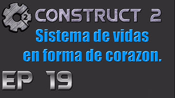 Barra de vida corazones | Construct 2 #19 | Tutoriales AAF