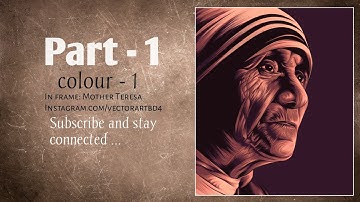 How to draw realistic vector portrait by infinite design ( Part-1 )