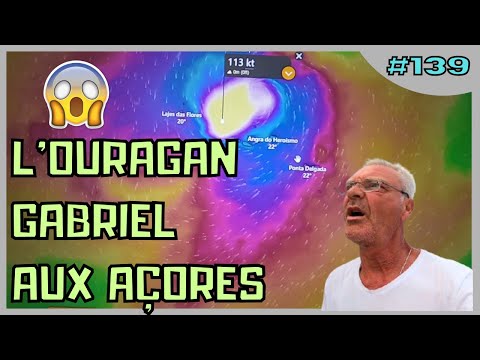 HURRICANE GABRIEL OVER THE AZORES: FLEEING SOUTH