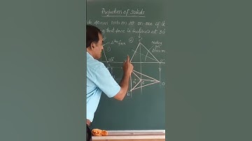 Projection of Tetrahedron/ Engineering Graphics