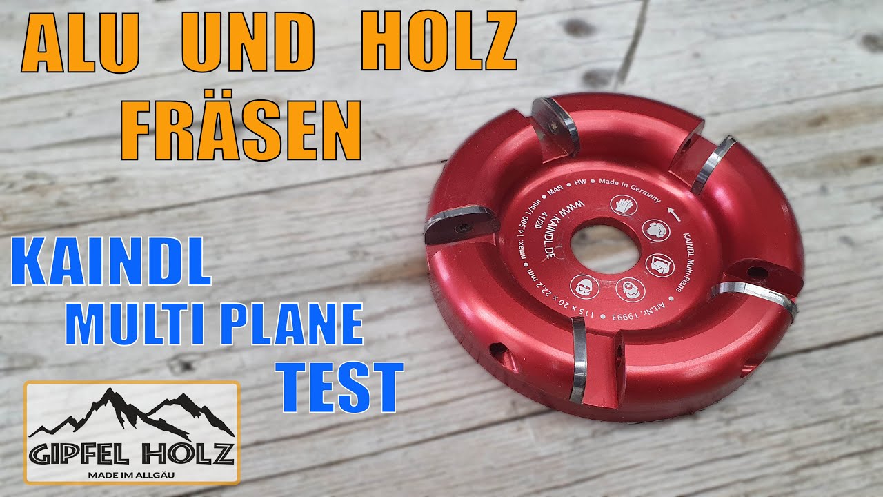 Kaindl Multi Plane - wie gut lässt sich Alu und Holz fräsen? Test - Vorstellung - MULTI-Plane HD
