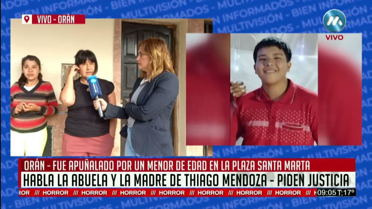 ORÁN:FUE APUÑALADO POR UN MENOR DE EDAD EN LA PLAZA SANTA MARTA
