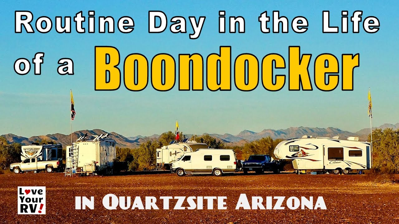 Routine Day In The Life Of An RV Boondocker YouTube