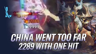 2289 DAMAGE WITH ONE AUTO ATTACK! FULL CRIT AATROX! CHINA BUILDS ARE COOKED! | RiftGuides | WildRift screenshot 5