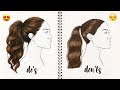 DO'S AND DON'TS: How to Draw Semi Realistic Hairstyle | Natalia Madej