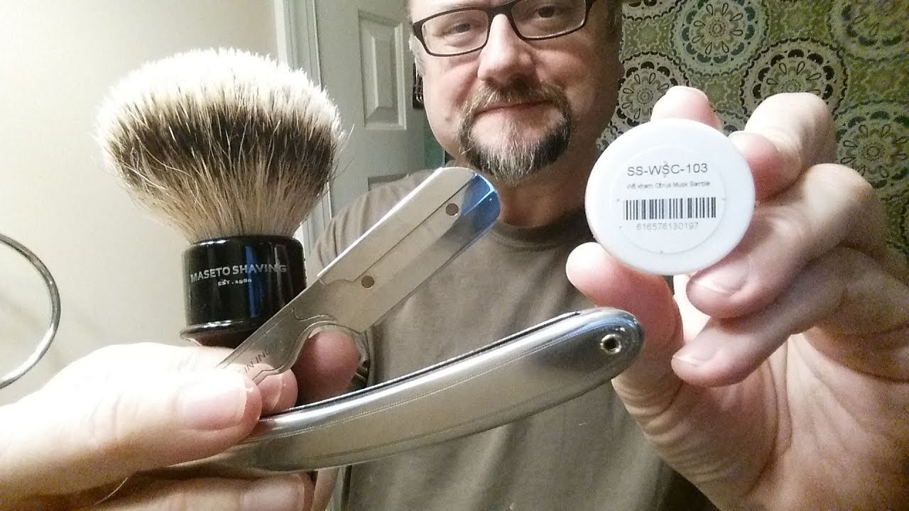 Просто бритьё: Parker SR1 - Derby Half-blade (1) - Wickham Citrus Musk - Maseto Silvertip 24