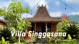 VILA SINGGASANA‼️mulai 400 ribuan, RUMAH JOGLO WONOSOBO serasa nginep di rumah mbah #villamurahdieng